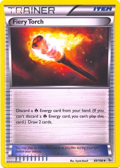 Fiery Torch (Sheen Holo) (Pyroar Collection Exclusive) (89) [Miscellaneous Cards & Products]