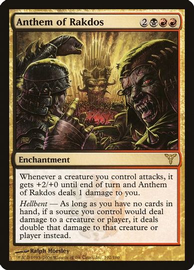 Anthem of Rakdos (102) [Dissension]