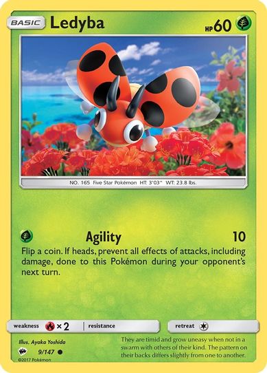 Ledyba (9/147) [ Sun & Moon: Burning Shadows]