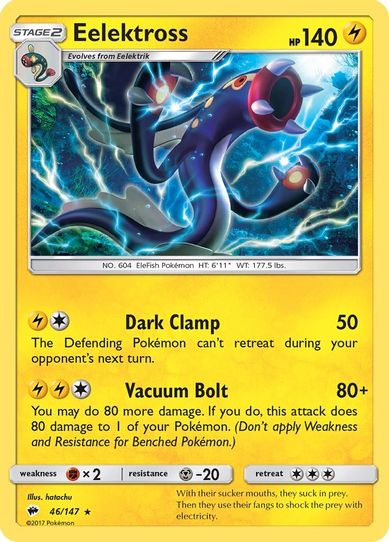 Eelektross (46/147) [ Sun & Moon: Burning Shadows]