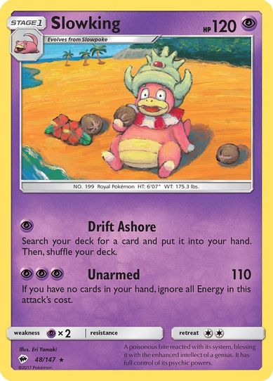 Slowking (48/147) [ Sun & Moon: Burning Shadows]