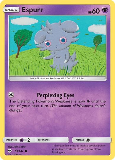 Espurr (59/147) [ Sun & Moon: Burning Shadows]