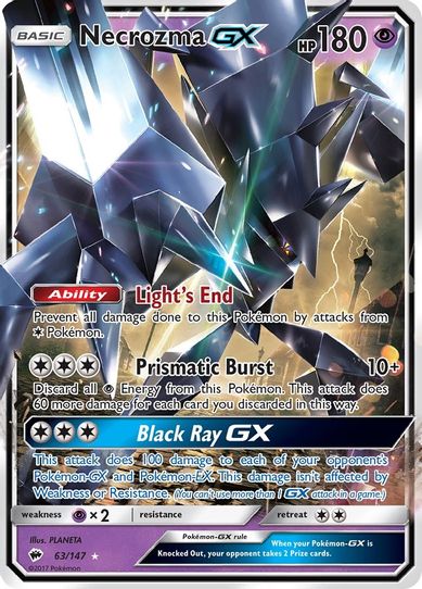 Necrozma GX (63/147) [ Sun & Moon: Burning Shadows]