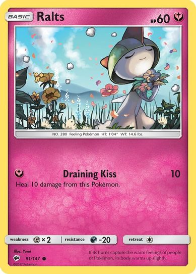 Ralts (91/147) [ Sun & Moon: Burning Shadows]