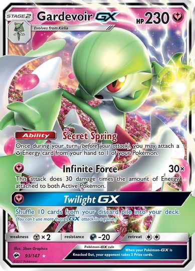 Gardevoir GX (93/147) [ Sun & Moon: Burning Shadows]