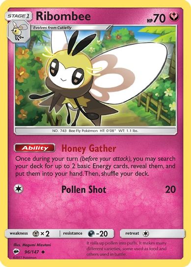Ribombee (96/147) [ Sun & Moon: Burning Shadows]