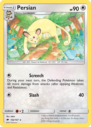 Persian (102/147) [ Sun & Moon: Burning Shadows]