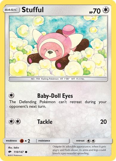 Stufful (110/147) [ Sun & Moon: Burning Shadows]