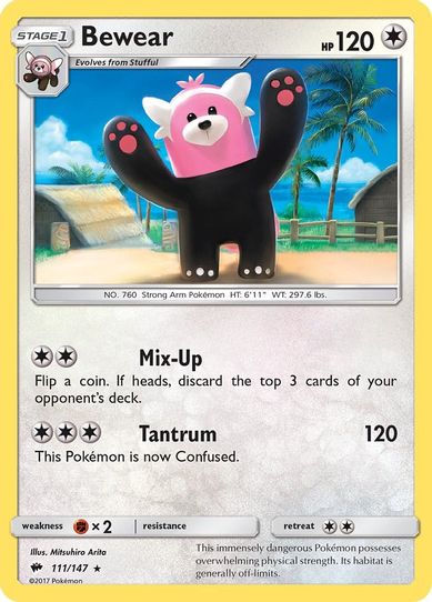 Bewear (111/147) [ Sun & Moon: Burning Shadows]