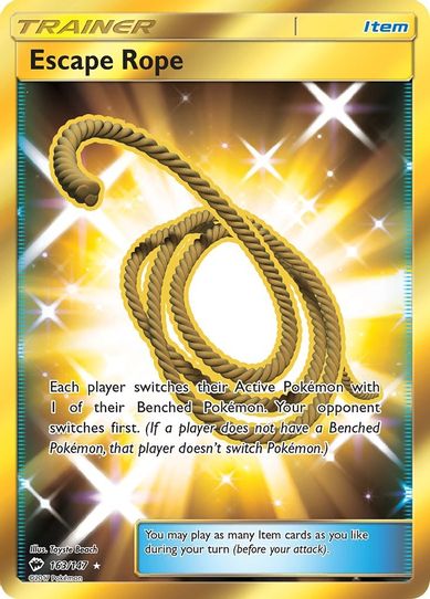 Escape Rope (Secret) (163/147) [ Sun & Moon: Burning Shadows]