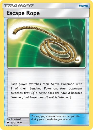 Escape Rope (114/147) [ Sun & Moon: Burning Shadows]