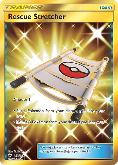Rescue Stretcher (Secret) (165/147) [ Sun & Moon: Burning Shadows]
