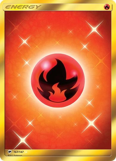 Fire Energy (Secret) (167/147) [ Sun & Moon: Burning Shadows]