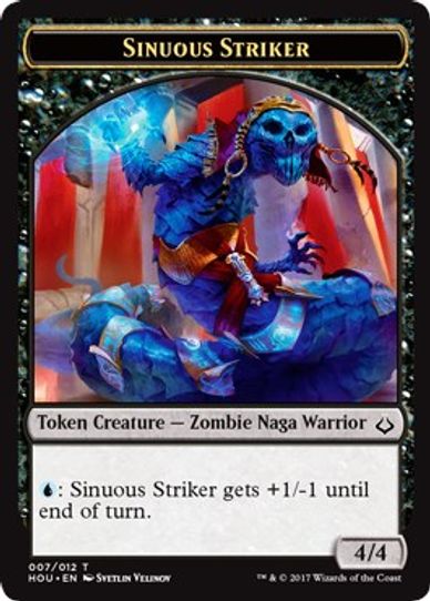 Sinuous StrikerCat Double-sided Token [Hour of Devastation]