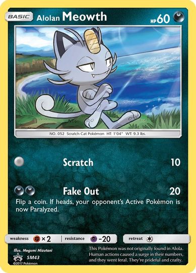 Alolan Meowth - SM (SM43) [SM Promos]