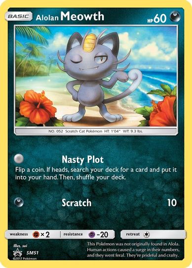 Alolan Meowth - SM (SM51) [SM Promos]