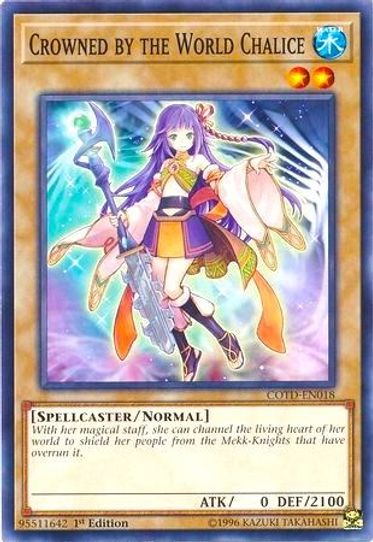 Crowned by the World Chalice (COTD-EN018) [Code of the Duelist]