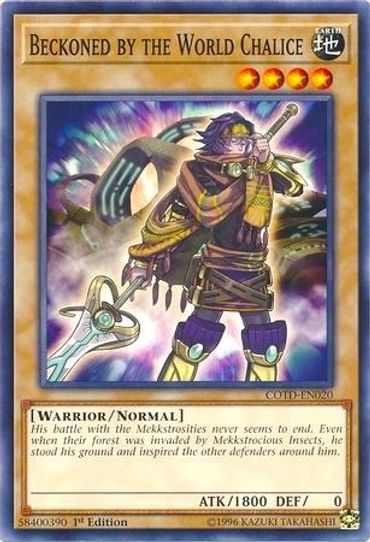 Beckoned by the World Chalice (COTD-EN020) [Code of the Duelist]