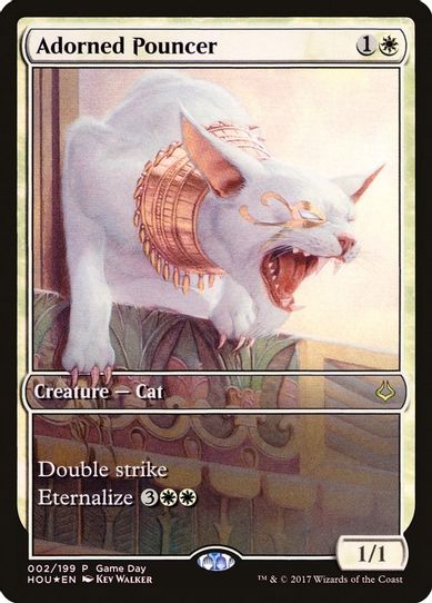 Adorned Pouncer (2) [Game Day & Store Championship Promos]