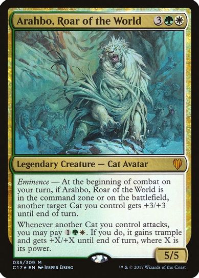 Arahbo, Roar of the World (35) [Commander 2017]
