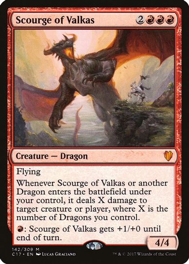 Scourge of Valkas (142) [Commander 2017]