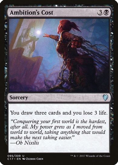 Ambition's Cost (95) [Commander 2017]