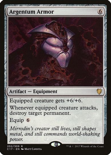 Argentum Armor (202) [Commander 2017]