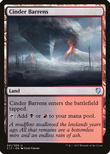 Cinder Barrens (241) [Commander 2017]