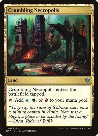Crumbling Necropolis (244) [Commander 2017]