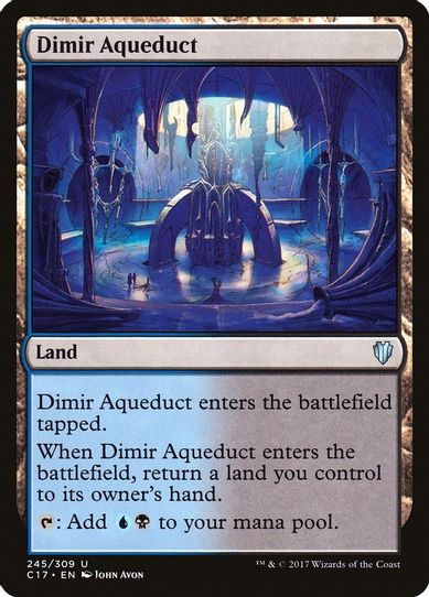 Dimir Aqueduct (245) [Commander 2017]