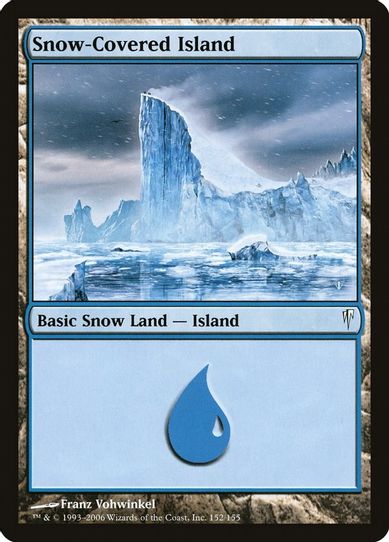 Snow-Covered Island (152) [Coldsnap]