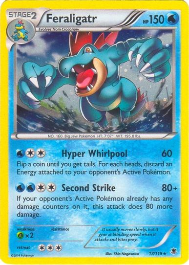 Feraligatr (Cosmos Holo) (17/119) [Alternate Art Promo]