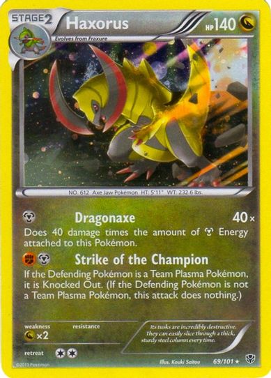 Haxorus (Cosmos Holo) (69) [Blister Exclusives]