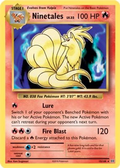 Ninetales (XY Evolutions) (15/203) [Deck Exclusives]