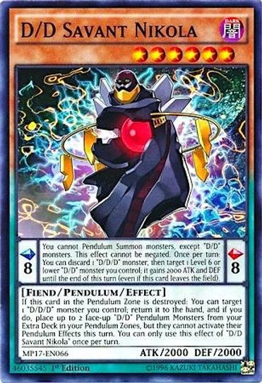 D/D Savant Nikola (MP17-EN066) [2017 Mega-Tins Mega Pack]