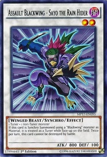 Assault Blackwing - Sayo the Rain Hider (MP17-EN095) [2017 Mega-Tins Mega Pack]