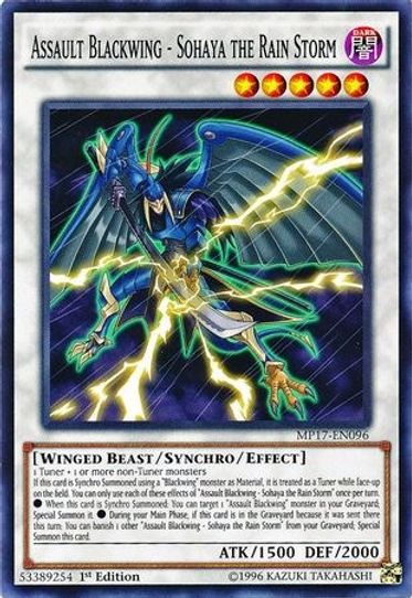Assault Blackwing - Sohaya the Rain Storm (MP17-EN096) [2017 Mega-Tins Mega Pack]