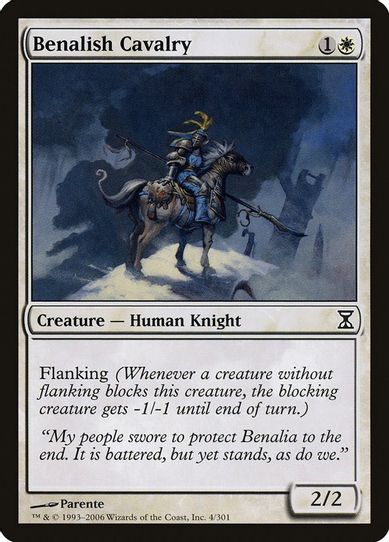 Benalish Cavalry (4) [Time Spiral]