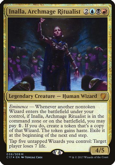 Inalla, Archmage Ritualist (Commander ) (38) [Oversize Cards]