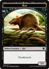 Cat Warrior // Rat Double-sided Token [Commander 2017]
