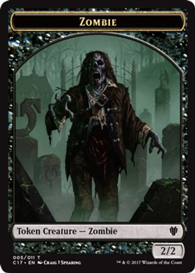 ZombieGold Double-sided Token [Commander 2017]