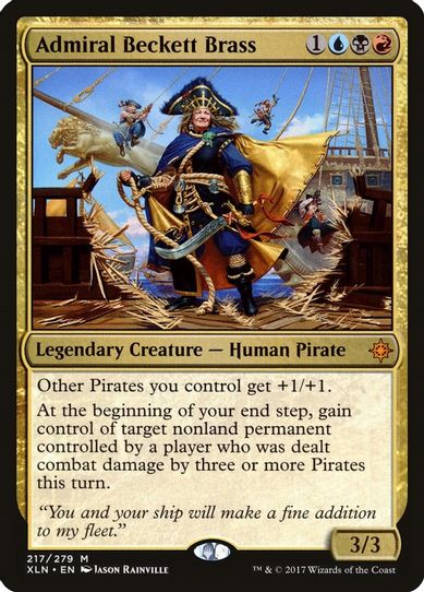Admiral Beckett Brass (217) [Ixalan]