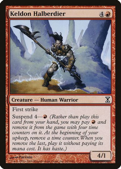 Keldon Halberdier (167) [Time Spiral]