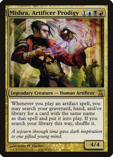 Mishra, Artificer Prodigy (243) [Time Spiral]