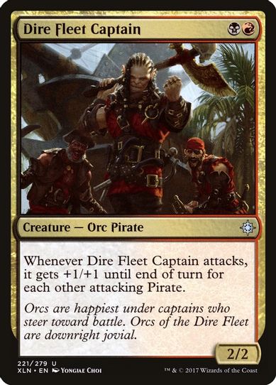 Dire Fleet Captain (221) [Ixalan]