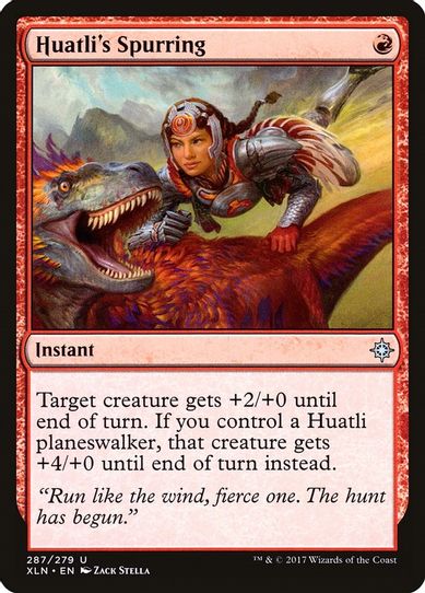 Huatli's Spurring (287) [Ixalan]