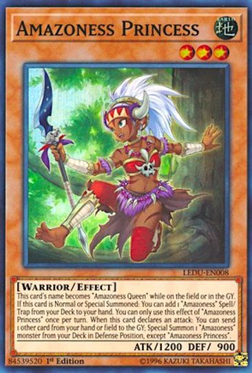 Amazoness Princess (LEDU-EN008) [Legendary Duelists]