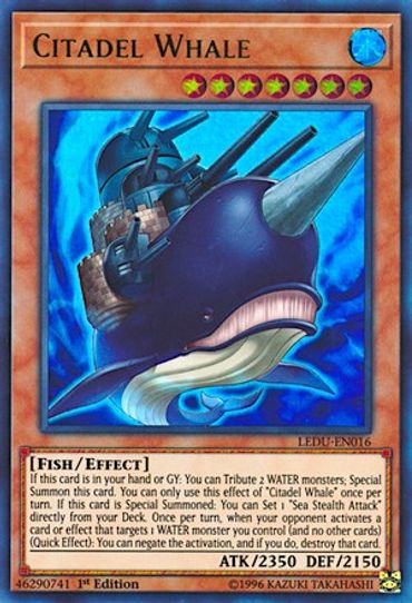 Citadel Whale (LEDU-EN016) [Legendary Duelists]