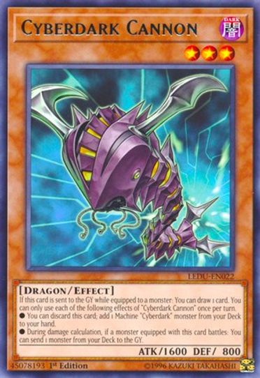 Cyberdark Cannon (LEDU-EN022) [Legendary Duelists]