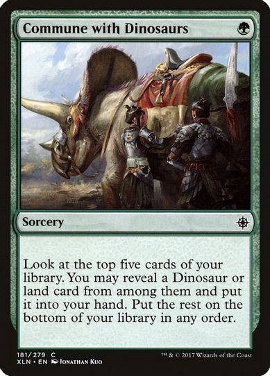 Commune with Dinosaurs (181) [Ixalan]